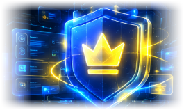 3D Cyber Security Shield